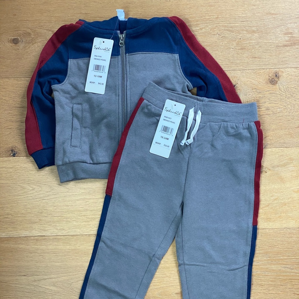 Splendid zip up hoodie & joggers